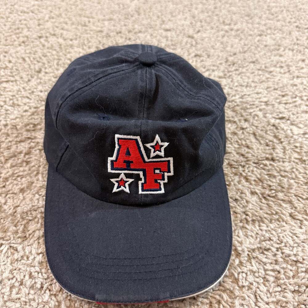 Air Force AF Logo Navy Strapback Hat Port Authority Embroidered Adjustable Cap